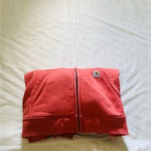 Carhartt Pink Zip-Up Sweatshirt